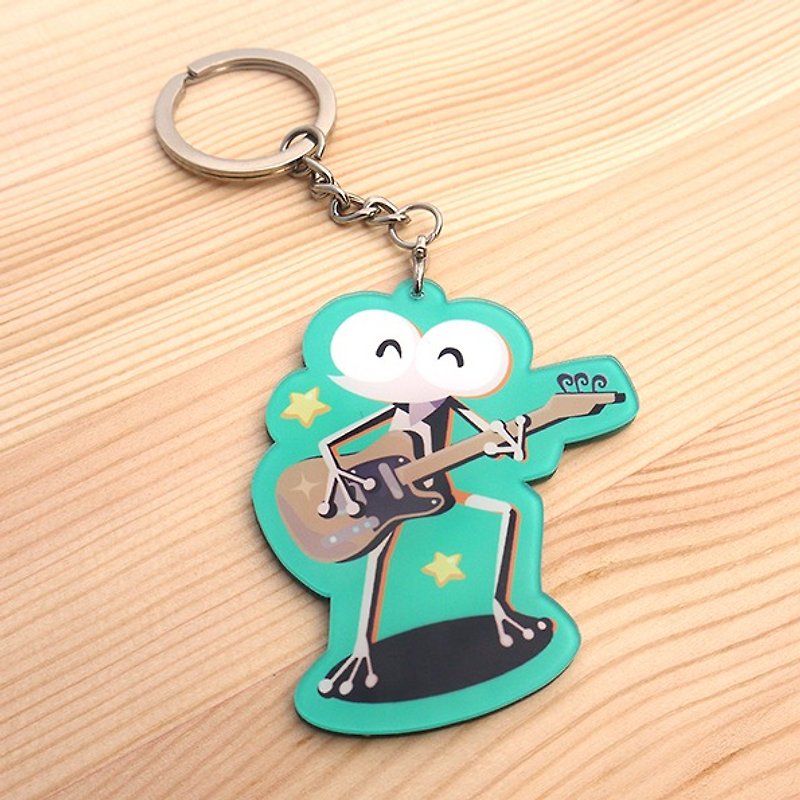 ☁水拍乐队-皮斯可 吊饰 - 钥匙链/钥匙包 - 压克力 绿色