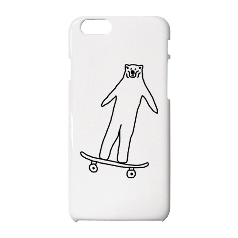 Skate Bear #3 iPhone case - 手机壳/手机套 - 塑料 白色