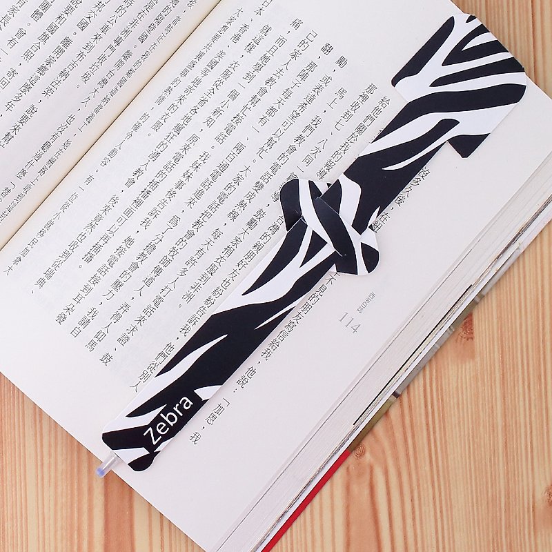 【欧士OSHI】指标书签笔-斑马  书夹  原子笔 - 其他 - 塑料 黑色