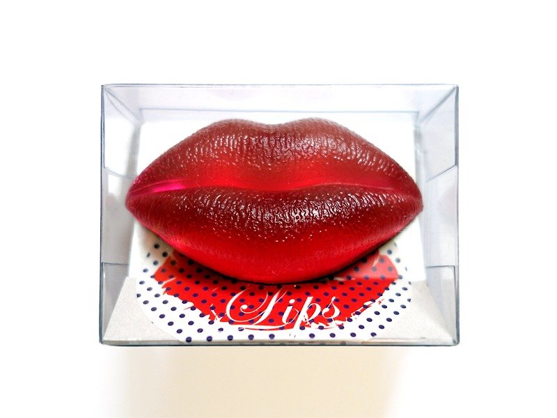 唇吸鉄 - 磁铁 Lips magnet - 冰箱贴/磁贴 - 塑料 红色