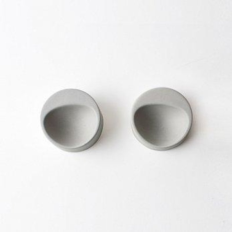 一叶漱石双杯组 - 灰 - 茶具/茶杯 - 其他材质 灰色