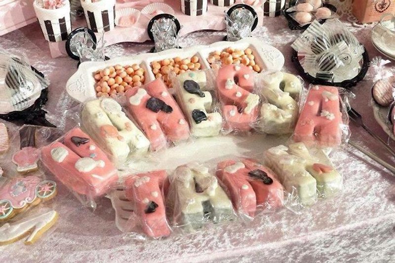 C.Ange【字母蛋糕】 婚礼布置 创意 生日礼物 字母名字蛋糕 - 咸派/甜派 - 新鲜食材 