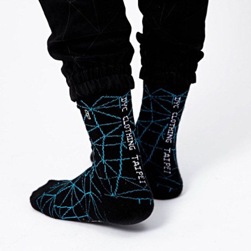 DYC-维度系列 扩算 长统袜 黑 - 袜子 - 其他材质 黑色