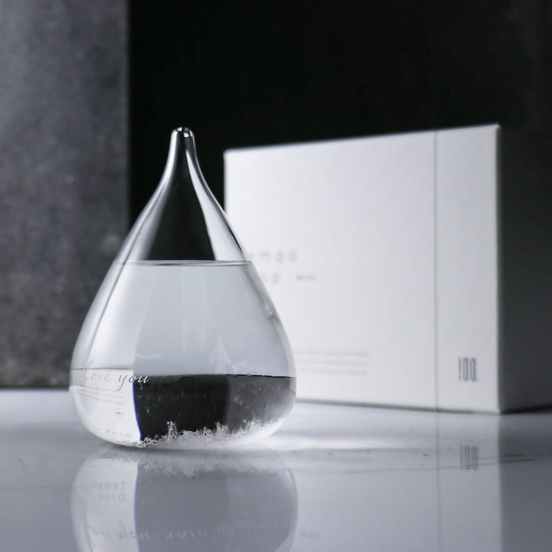 【Tempo Drop天气球】Mini版 11cm天气瓶刻字订做 航海士遇见美丽 - 摆饰 - 玻璃 咖啡色