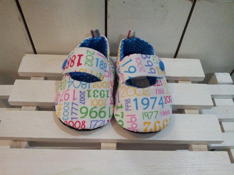 年份 宝宝学步鞋(12cm)（白） - 童装鞋 - 其他材质 白色