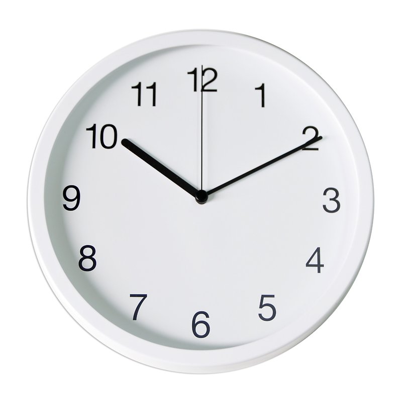 Simple - 清澈数字时钟 (塑胶) - 时钟/闹钟 - 塑料 黑色