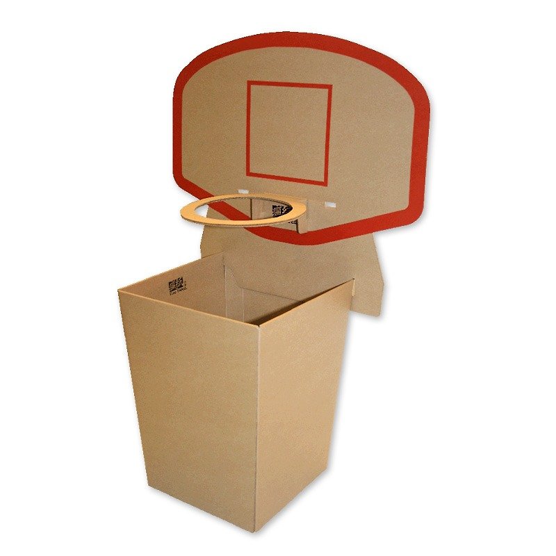 Basketball Bin篮球框置物桶组 | 办公室也能享受投篮乐趣。 - 其他 - 纸 咖啡色