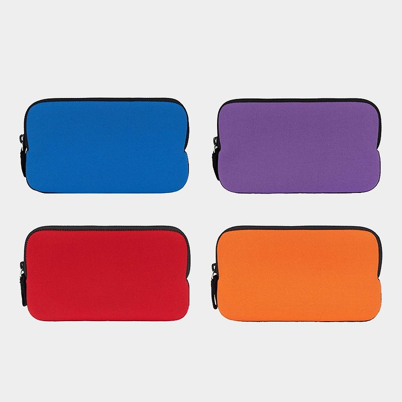5-6寸 纯色万用袋 眼镜袋 化妆包 手机包 iPhone13Pro / Note10 - 化妆包/杂物包 - 防水材质 蓝色