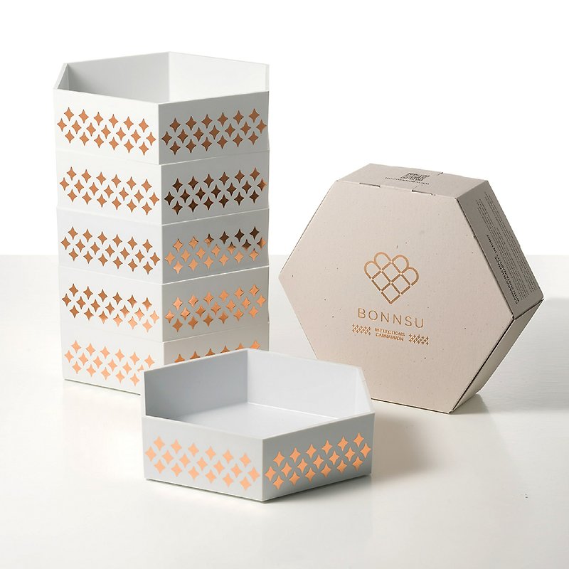 BONNSU | 倒映单层置物盒 - 收纳用品 - 其他材质 白色