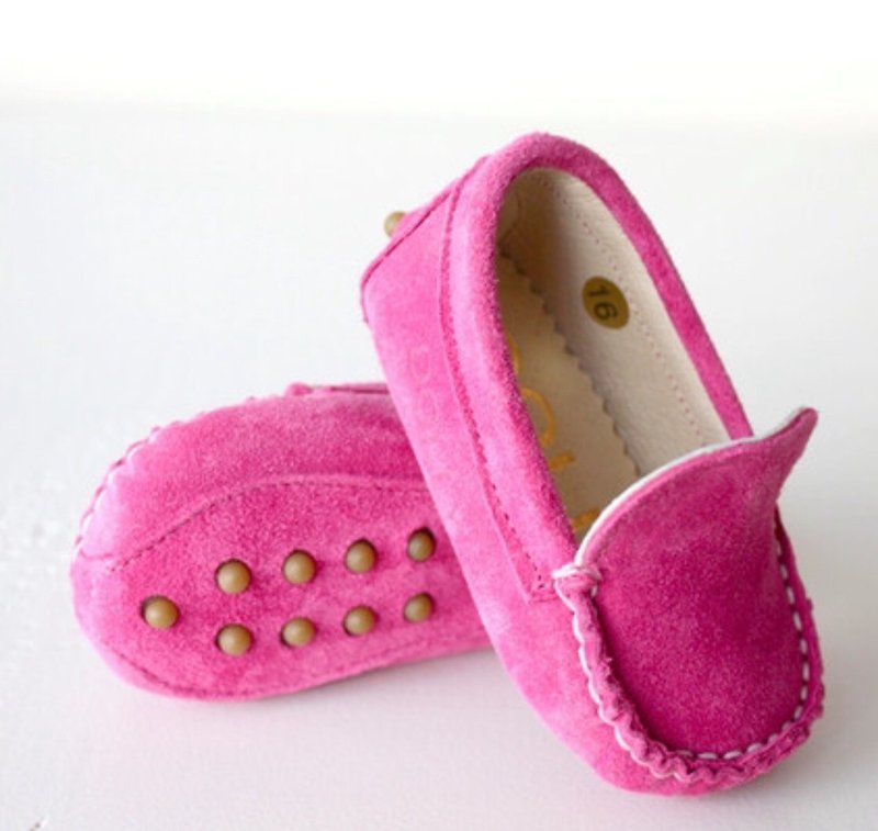 Dolly手工豆豆鞋-复古芭比 - 童装鞋 - 其他材质 粉红色