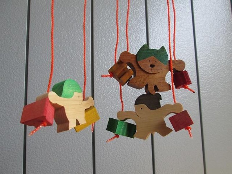 金太郎、女の子、猫、登り人形 Japan postage164 yen - 玩具/玩偶 - 木头 