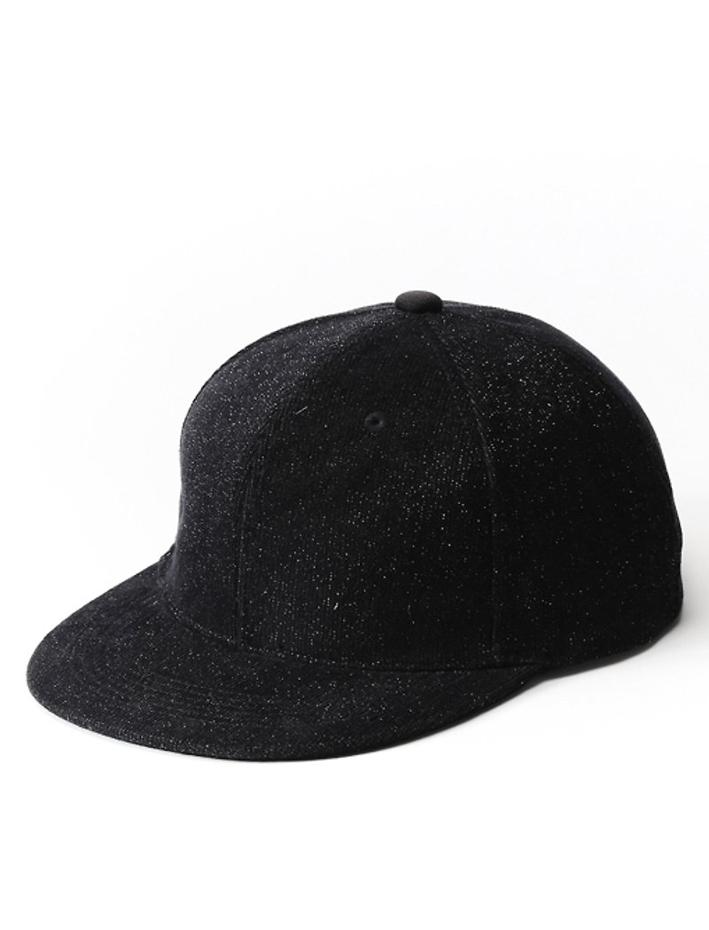 Stone'As 2014 S/S Collection Snapback / 灯芯绒 银葱 帽子 棒球帽 - 帽子 - 其他材质 黑色