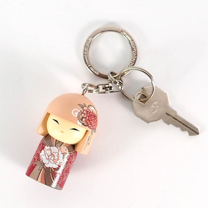 钥匙圈-Sayaka 纯洁美好【Kimmidoll 和福娃娃】 - 钥匙链/钥匙包 - 其他材质 红色