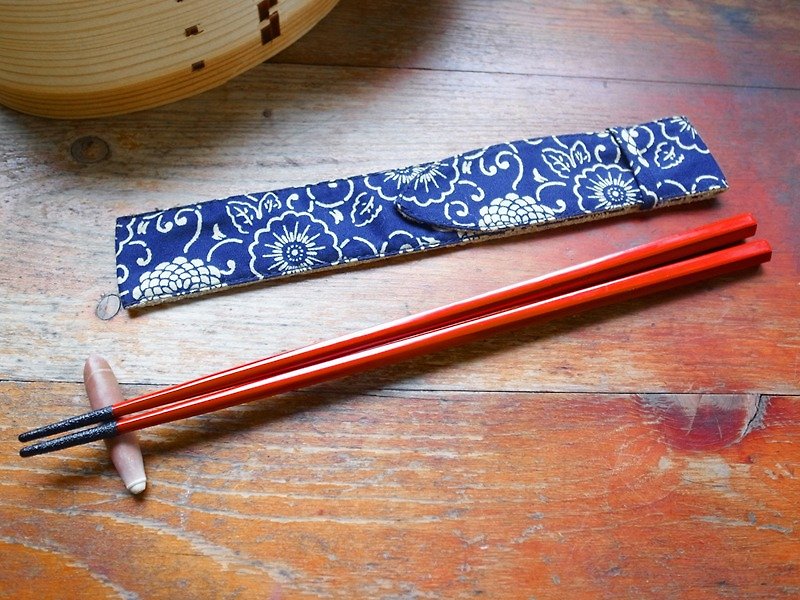 【日初漆艺】润霞·本朱色-天然漆手工日用筷 - 筷子/筷架 - 木头 红色