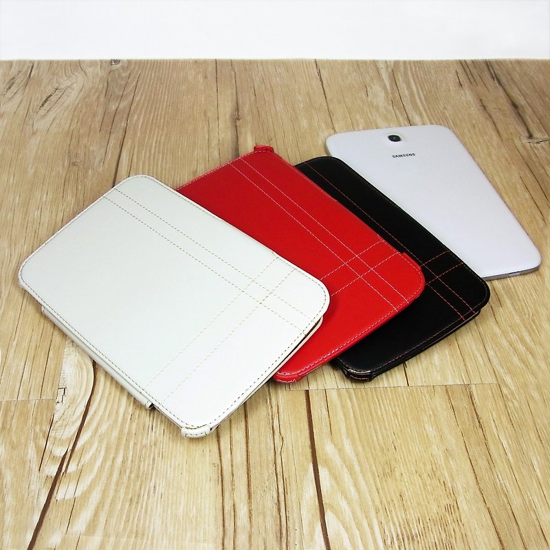 Kalo 卡乐创意 Note 8.0 热定型侧翻站立皮套-白色 - 其他 - 真皮 多色