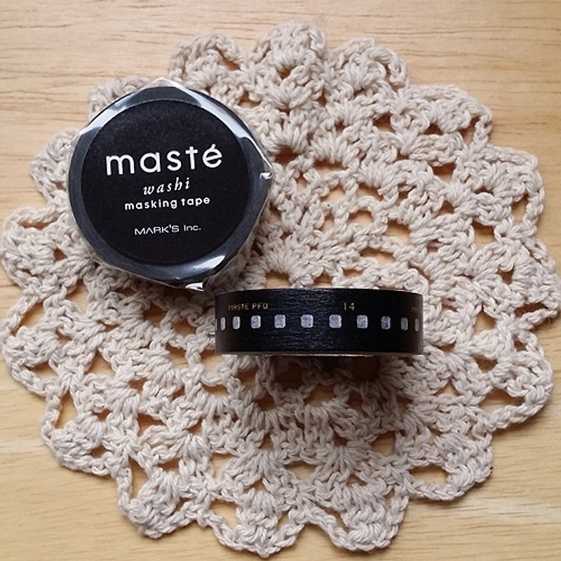 maste Masking Tape 和纸胶带 Multi系列【胶卷底片 (MST-MKT29-A)】 - 纸胶带 - 纸 黑色