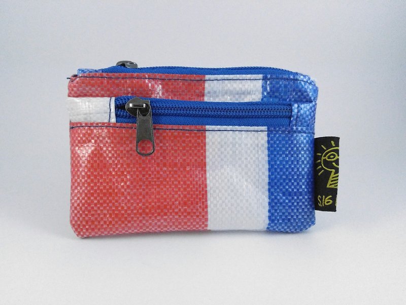 本土风味红白蓝袋 - 零钱包 - 塑料 红色