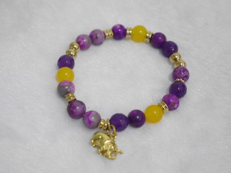 S&A- 唯美之色 舒俱来串珠 手链 - 项链 - 其他材质 紫色