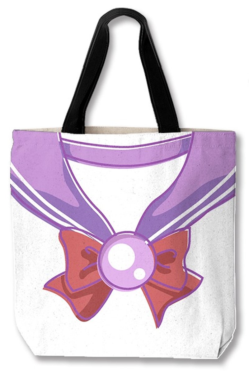 自家设计紫色美少女制服帆布袋 - 侧背包/斜挎包 - 其他材质 紫色