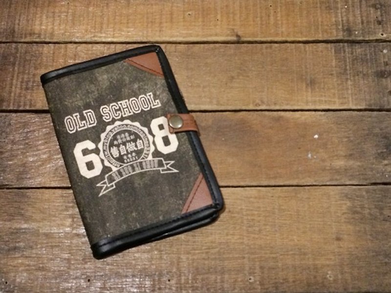 护照套 passportcase- old school 情人节礼物推荐 - 护照夹/护照套 - 人造皮革 黑色