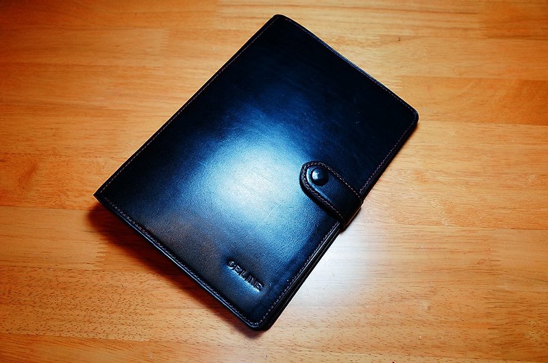 Handstitch -  手工低调奢华 - 黑革活页簿A5 Superior Square Notebook - 笔记本/手帐 - 真皮 黑色