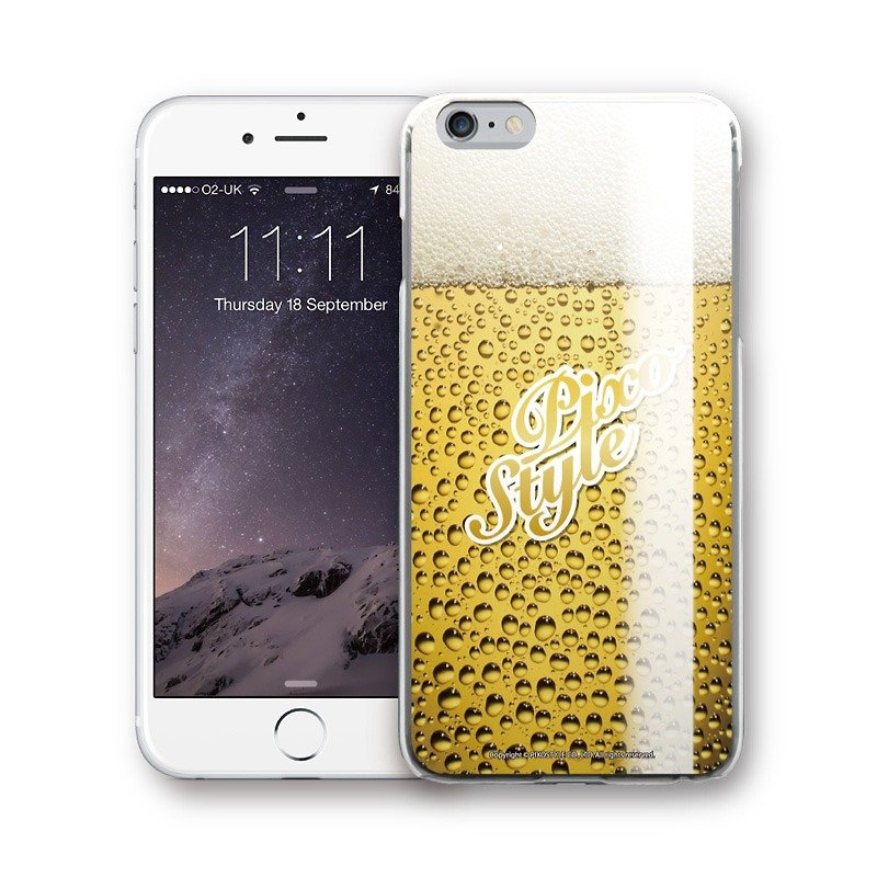 AppleWork iPhone 6/6S/7/8 原创设计保护壳 - 啤酒 PSIP-206 - 手机壳/手机套 - 塑料 黄色