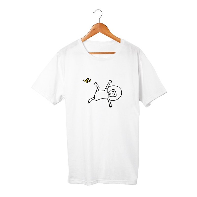 Allie #1 T-shirt - 中性连帽卫衣/T 恤 - 棉．麻 白色