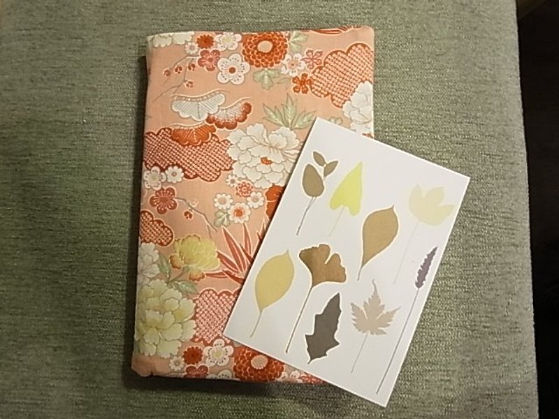 ，，母子手帐书衣，，No.14 传统日本花布［适用于妈妈手册和宝宝手册］ - 其他 - 其他材质 红色