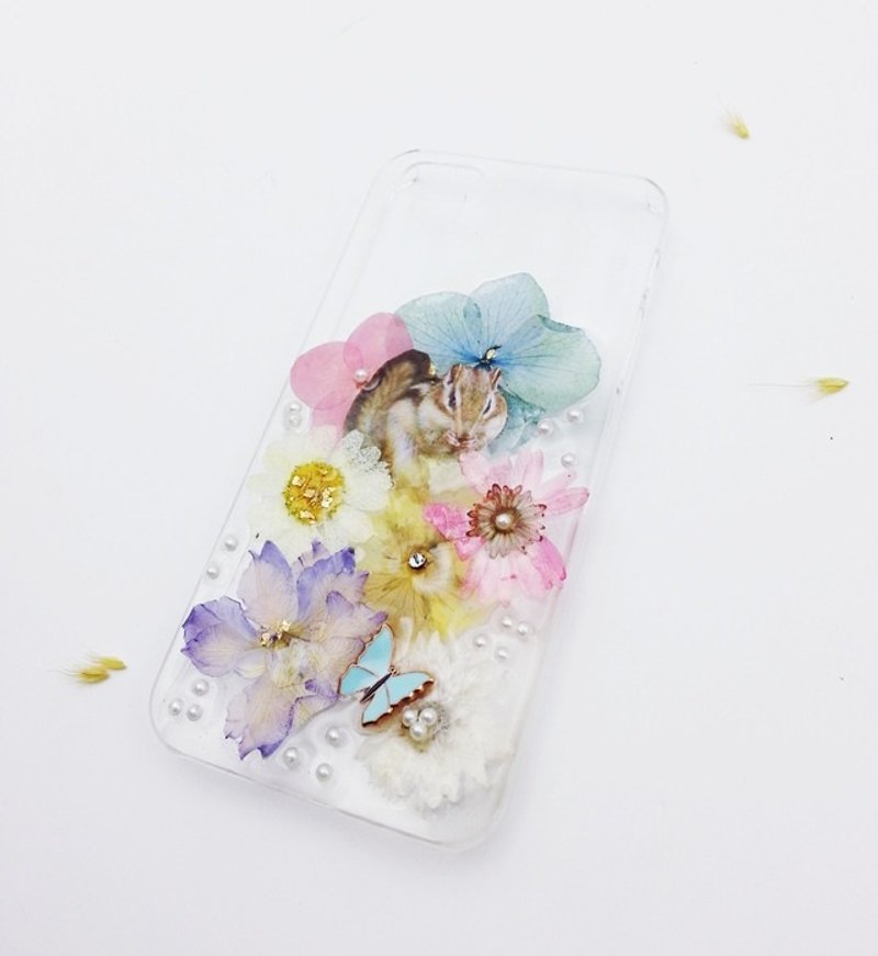 【Lost and find】 春花和松鼠 phone case手机壳 - 手机壳/手机套 - 塑料 多色