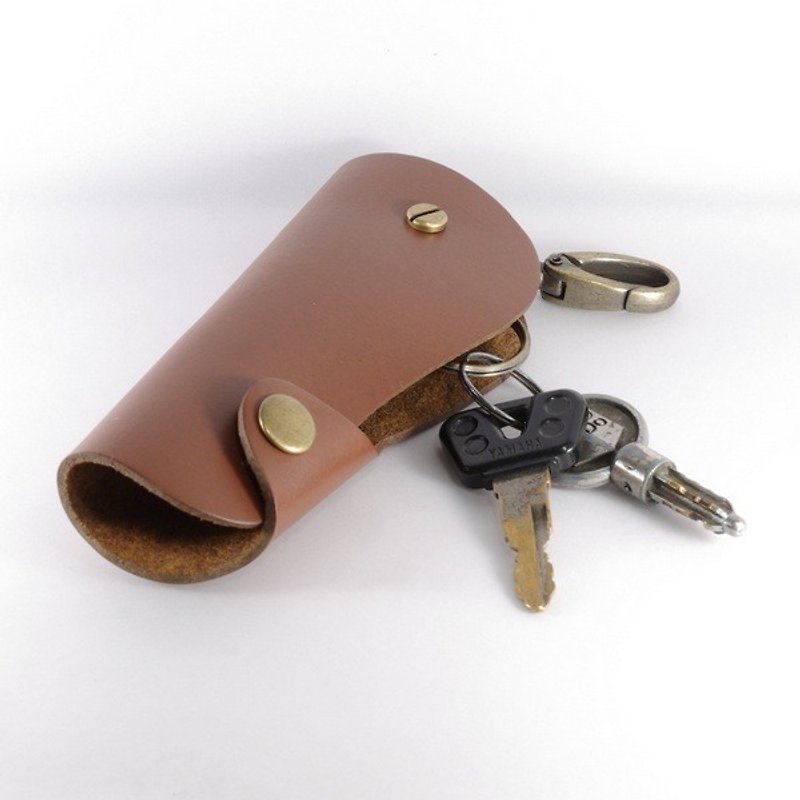 卡夫卡 长版钥匙包 /褐 - 钥匙链/钥匙包 - 真皮 