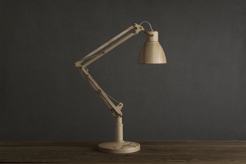 Wood Task Lamp / ASH - 灯具/灯饰 - 木头 咖啡色