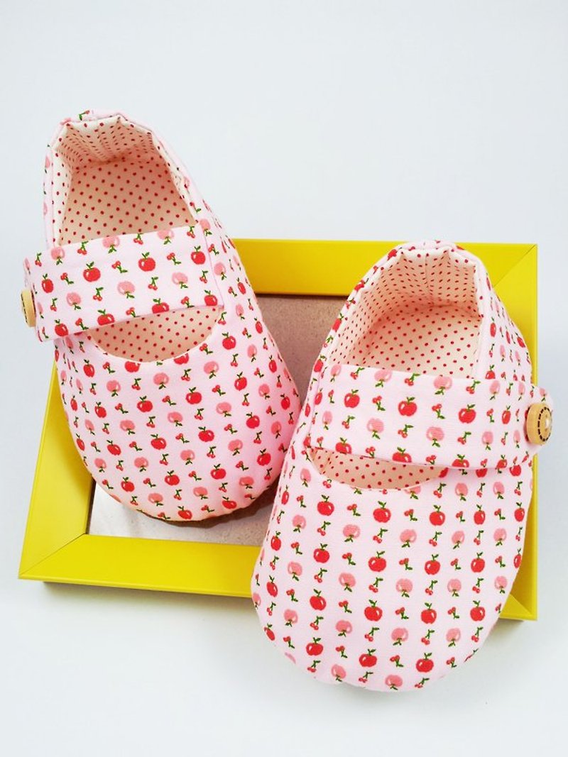 手工婴儿鞋  BABY弥月礼《小苹果》《平平安安》 - 婴儿鞋 - 其他材质 红色