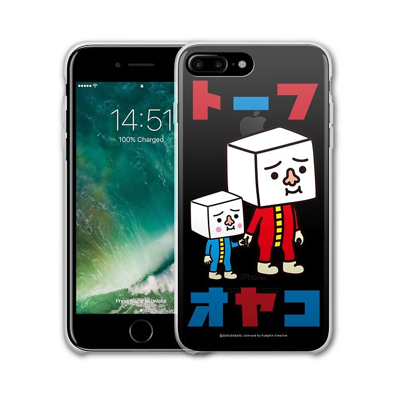 AppleWork iPhone 6/7/8 Plus 原创保护壳 - 亲子豆腐 PSIP-338 - 手机壳/手机套 - 塑料 多色
