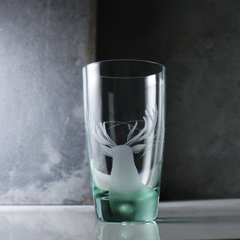 450cc【守护神牡鹿】守护咒语Expecto Partronum意大利绿色水杯 - 杯子 - 玻璃 绿色
