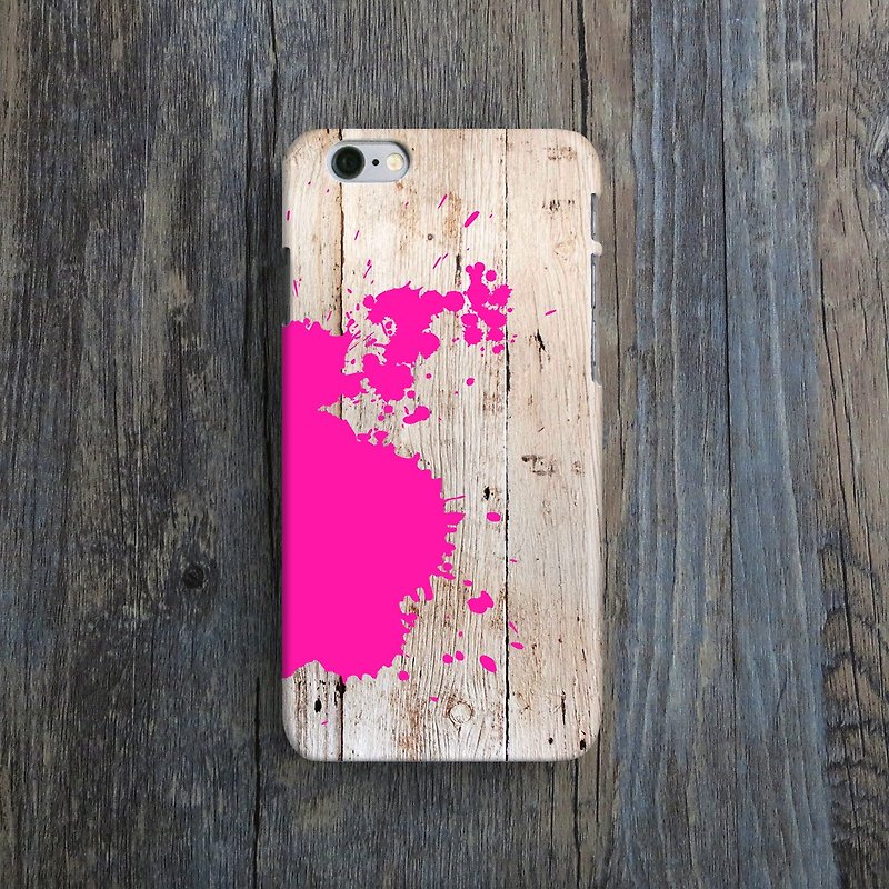 OneLittleForest - 原创手机保护壳- iPhone 6, iPhone 6 plus- 荧光泼墨 - 手机壳/手机套 - 塑料 粉红色