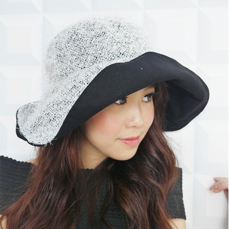 ATIPA Luxury Reversible Long Brim Sun Hat (Sun UV Protection) - 帽子 - 其他材质 白色
