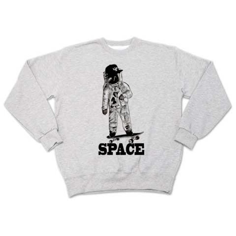 Space Skateboarder（sweat ash） - 男装上衣/T 恤 - 其他材质 
