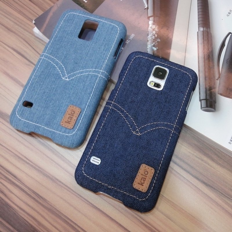 Kalo 卡乐创意 Galaxy S5 个性丹宁造型保护壳 - 其他 - 其他材质 蓝色