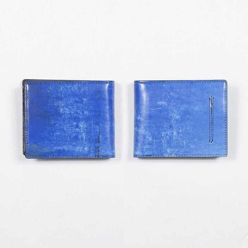 ブルーのプラ容器　二つ折り財布 - 皮夹/钱包 - 其他材质 蓝色
