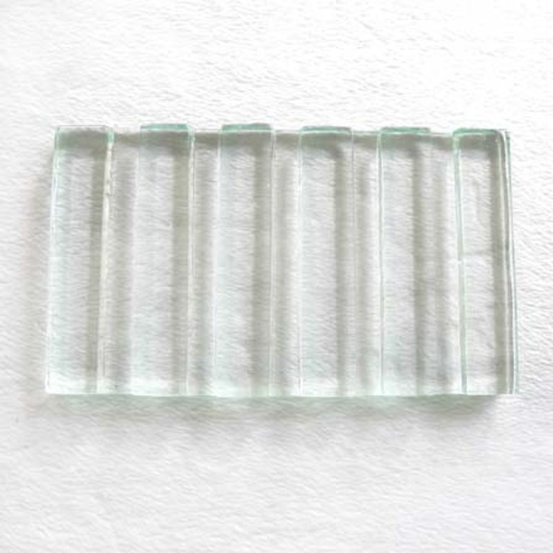宽直纹琉璃皂盘(透) - 摆饰 - 玻璃 透明