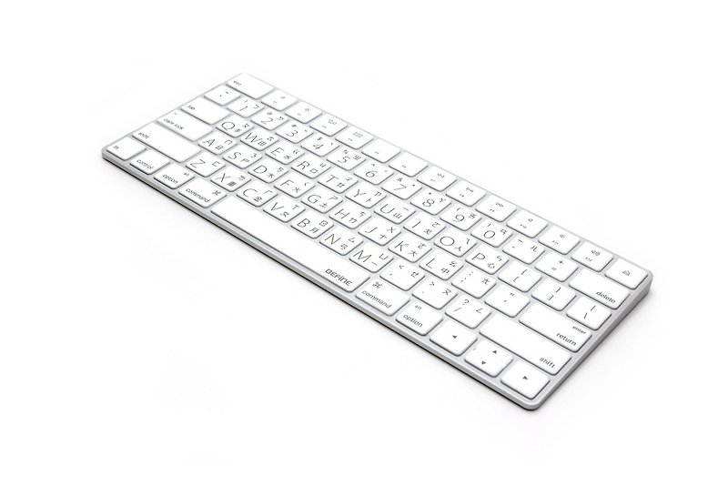 BEFINE Apple Magic中文无线键盘保护膜-白底黑字(8809402591039) - 平板/电脑保护壳 - 其他材质 白色