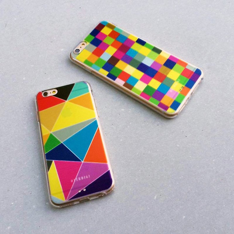 OVERDIGI  CANVAS iPhone6(S) 双料全包覆保护壳 几何三角色块 - 其他 - 塑料 多色