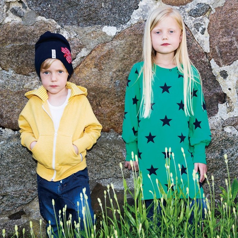 【瑞典童装】有机棉童装内铺棉外套8岁至10岁黄色 - 童装外套 - 棉．麻 黄色