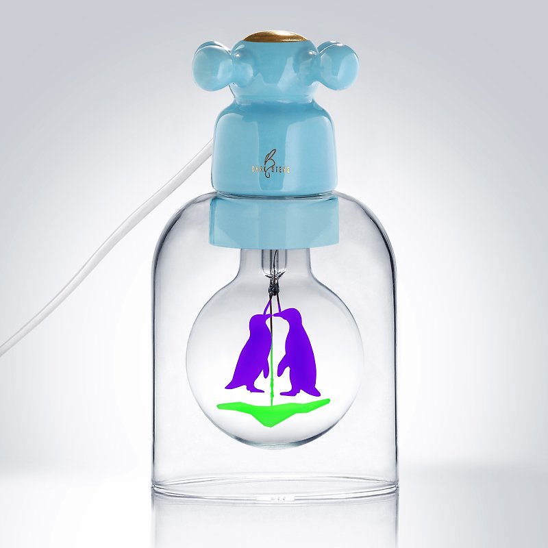水龙头小夜灯 - 含1个企鹅球灯泡 Edison-Style 设计师灯泡 - 灯具/灯饰 - 瓷 多色
