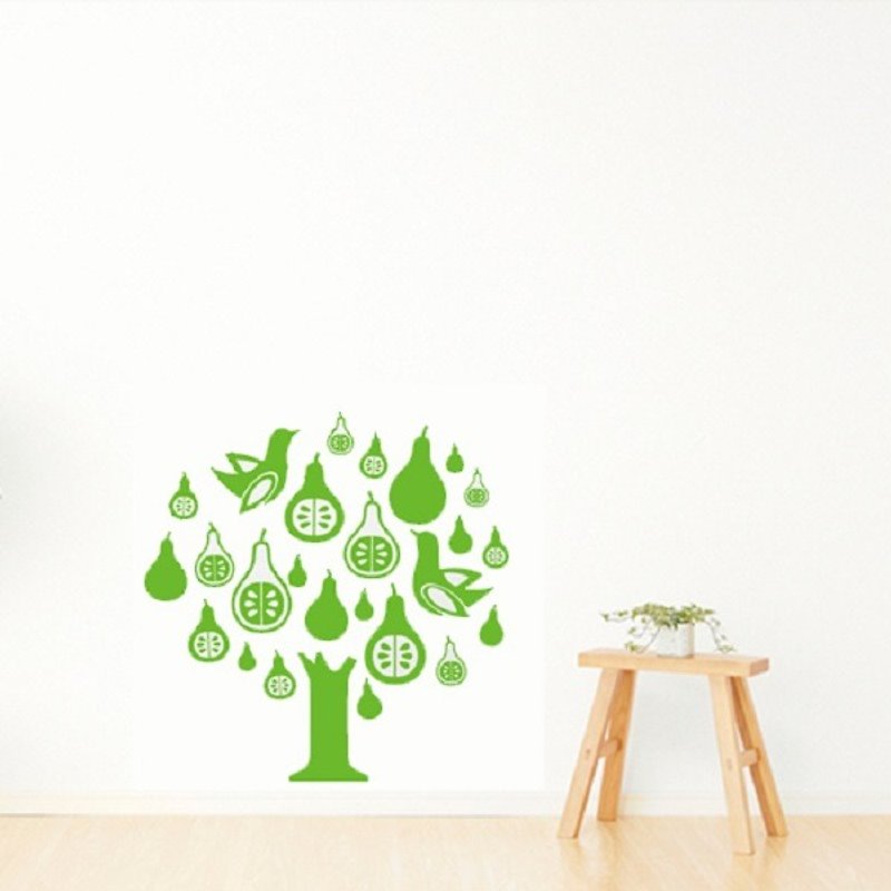 壁贴-创意无痕 Smart Design ◆洋梨树 - 墙贴/壁贴 - 塑料 多色