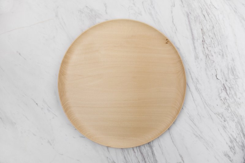 高桥工艺 椴木餐盘  L  size Cara Plate L - 浅碟/小碟子 - 木头 咖啡色