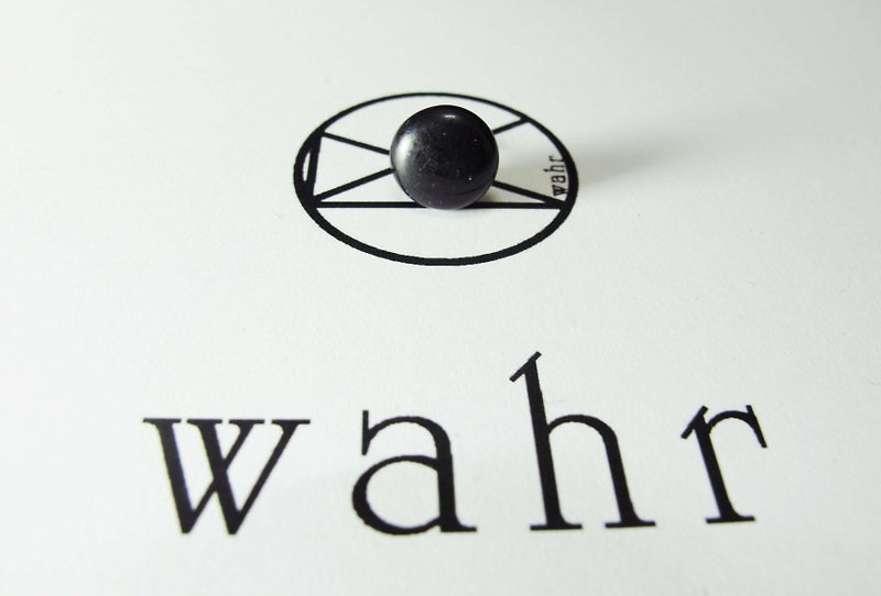 【Wahr】黑天恶耳环 - 耳环/耳夹 - 其他材质 黑色