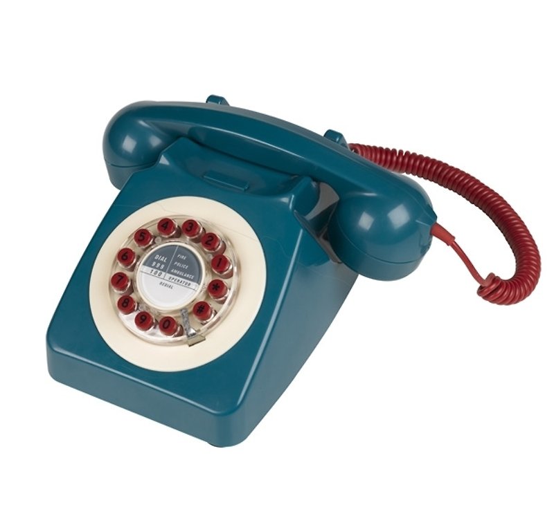 SUSS-英国进口 1950年代746系列复古经典电话/工业风 (经典蓝) - 其他 - 塑料 蓝色