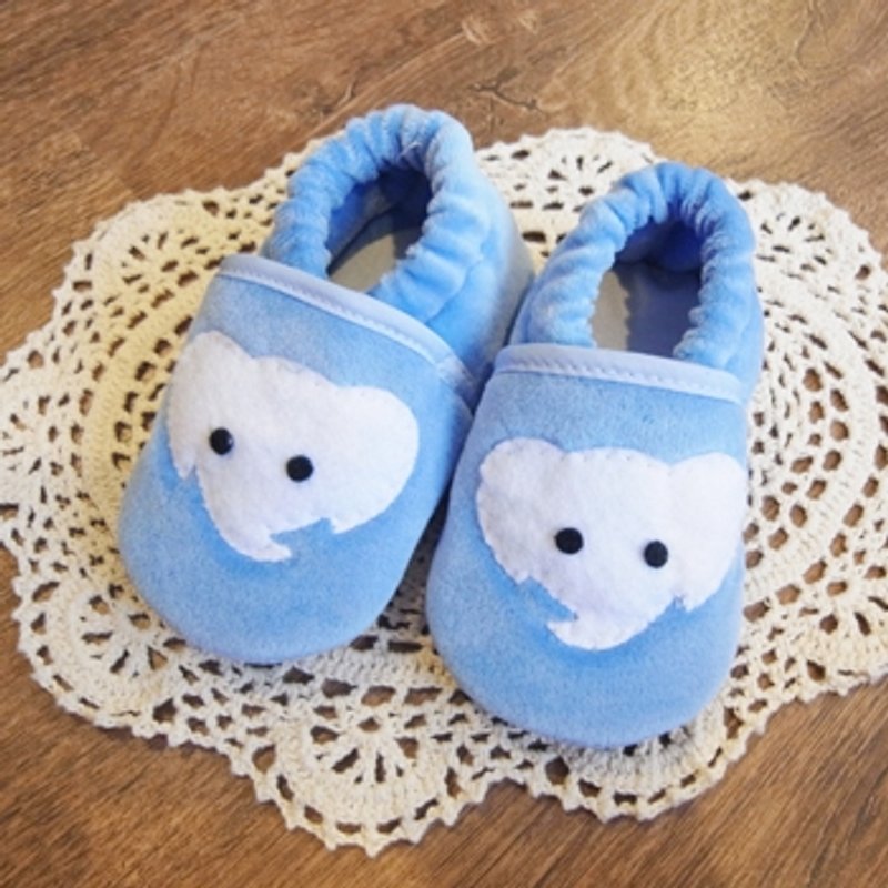 baby毛毛鞋-大象先生 - 婴儿鞋 - 其他材质 蓝色