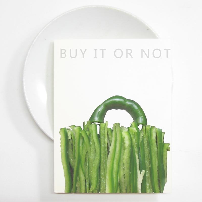 厨房里的To Be, or Not to Be 原创装饰画（不含框） - 海报/装饰画/版画 - 纸 绿色